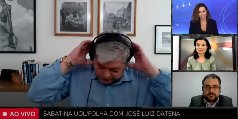 Datena chora, diz que ‘não conseguiu fazer as pessoas votarem’ nele e deixa entrevista ao UOL