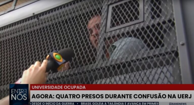 Deputado Glauber Braga (Psol-RJ) é preso durante desocupação do prédio da UERJ