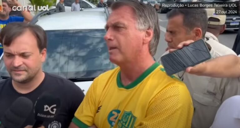 Em Goiânia (GO), Bolsonaro acompanha votação e critica Moraes: “sempre ele, sempre o mesmo”