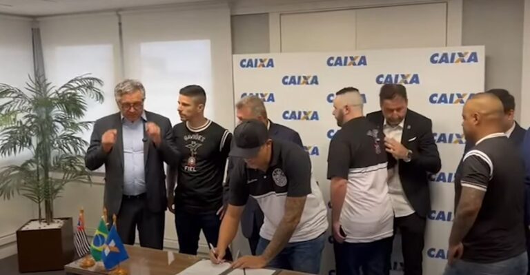 Corinthians e Caixa assinam parceria com Gaviões da Fiel para quitar dívida da Arena