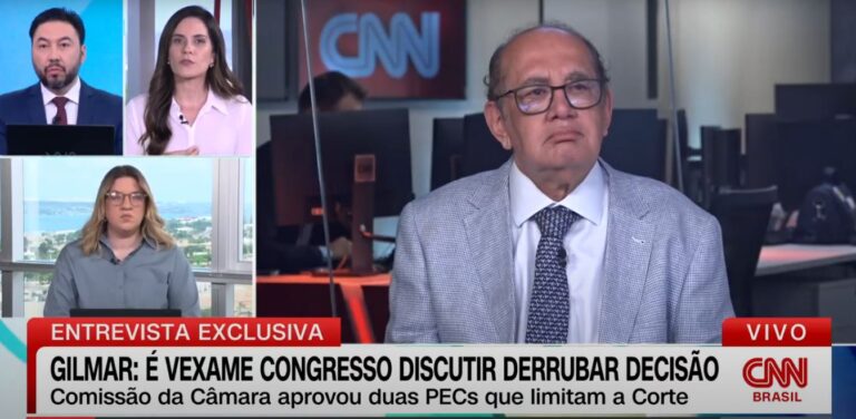 Gilmar Mendes diz que é ‘vexame’ do Congresso discutir derrubada de decisão do STF