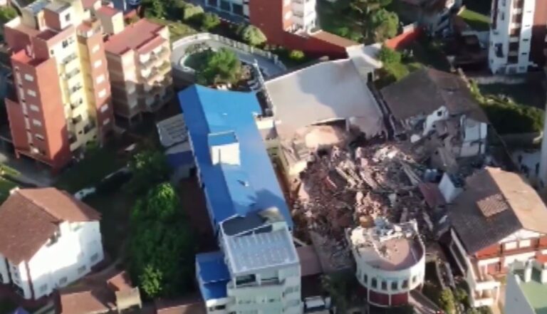 Desabamento de prédio de dez andares em Villa Gesell deixa sete desaparecidos na Argentina