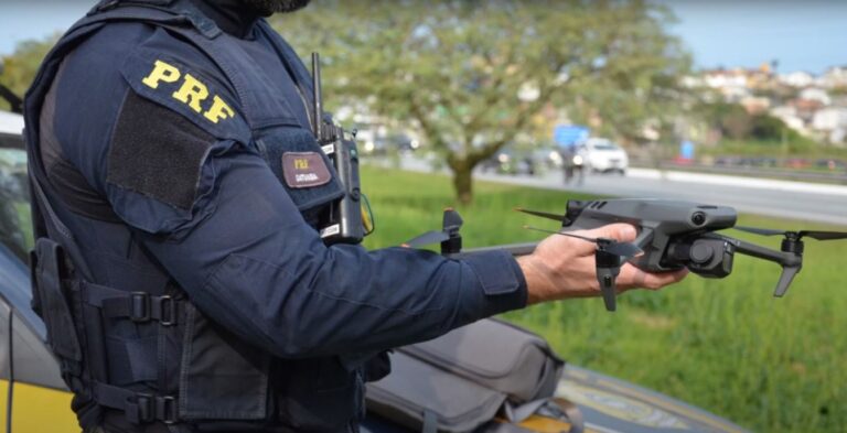 PRF passa a usar drones para aplicar multas em rodovias federais