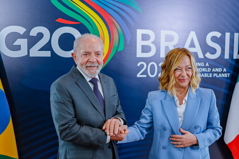 Lula e Giorgia Meloni, premiê da Itália, têm reunião bilateral no Rio