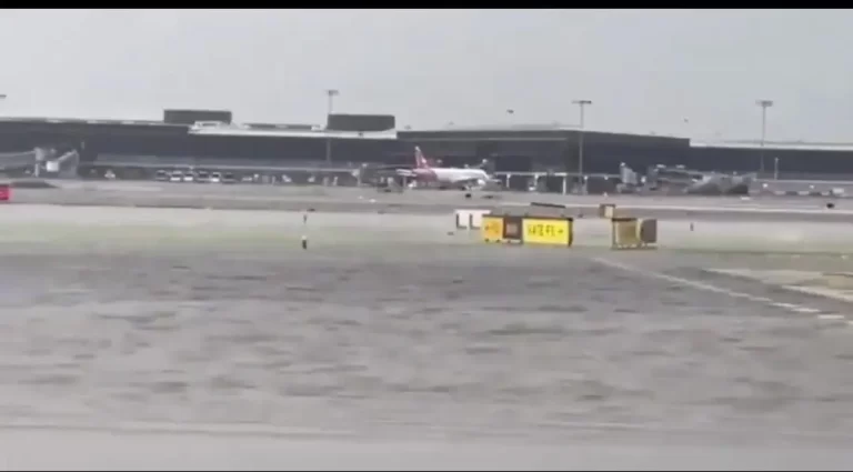 Tempestade alaga aeroporto em Barcelona e provoca cancelamento de mais de 150 voos