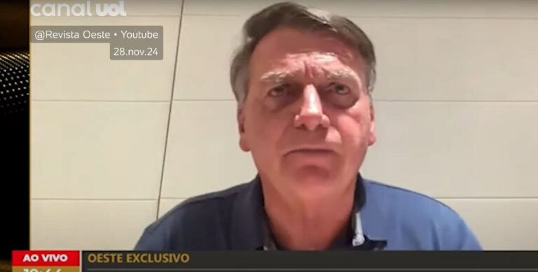 Bolsonaro cobra Lula e Moraes por anistia: “vamos pacificar, zera o jogo”