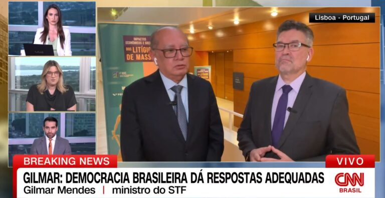 Gilmar Mendes elogia Haddad: ‘tem responsabilidade fiscal e resiliência’