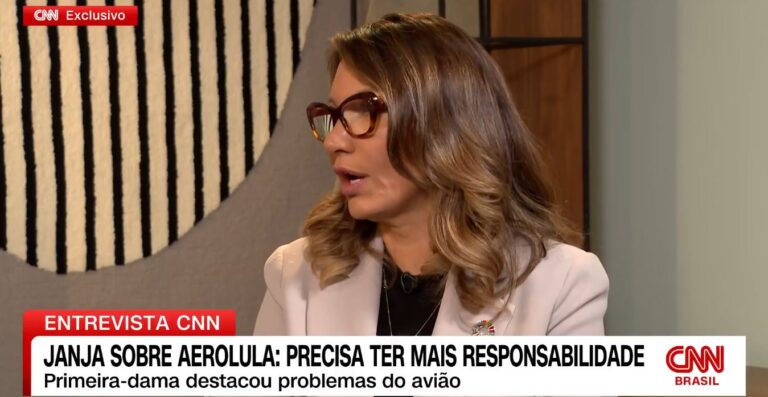 Janja sobre avião presidencial: ‘é preciso ter mais responsabilidade’