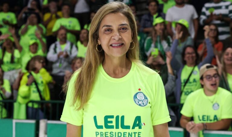 Leila Pereira é reeleita presidente do Palmeiras