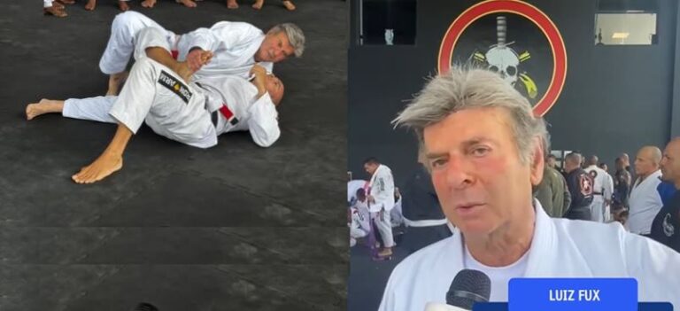 Ministro Luiz Fux, do STF, lidera seminário de jiu-jitsu no BOPE com foco em inclusão social