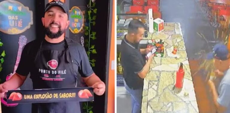 Dono de lanchonete onde coxinha explodiu cria novo slogan: ‘Uma explosão de sabor’