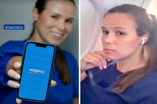 Mulher que negou lugar em avião bate 2 milhões de seguidores e realiza 1ª publicidade