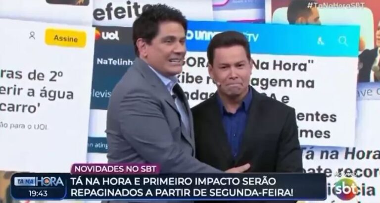 Trocado por Datena, Marcão do Povo se emociona ao deixar o “Tá na Hora”, no SBT
