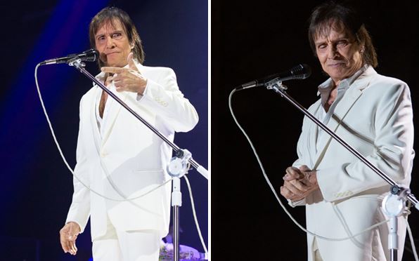 Roberto Carlos dá bronca e ameaça parar show no Recife