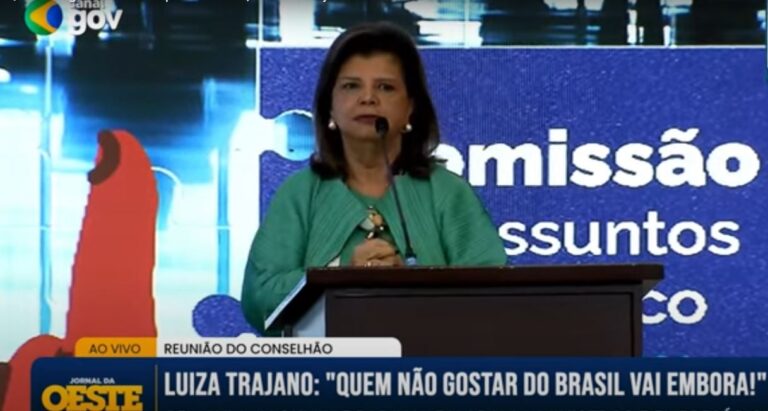 “Quem não gostar do Brasil, que vá embora”, diz Luiza Trajano em reunião do Conselhão de Lula