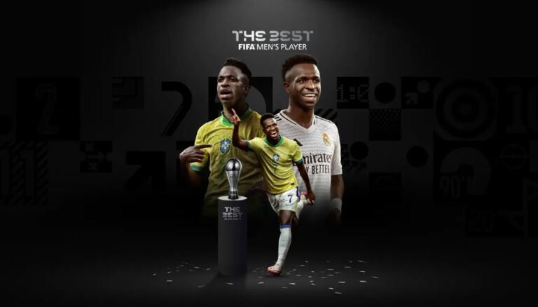 Vinícius Jr. é eleito o melhor jogador do mundo pela Fifa