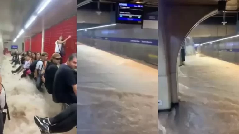 Tempestade em São Paulo alaga metrô, inunda ruas e deixa milhares sem luz