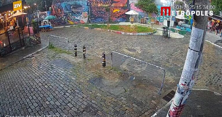 Vídeo mostra alagamento do ‘Beco do Batman’ em poucos minutos