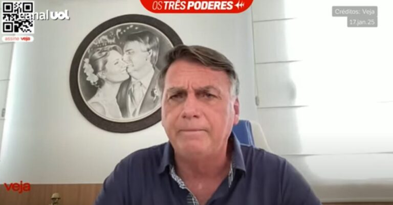 Bolsonaro lamenta: ‘Vou triste com Michelle ao aeroporto’