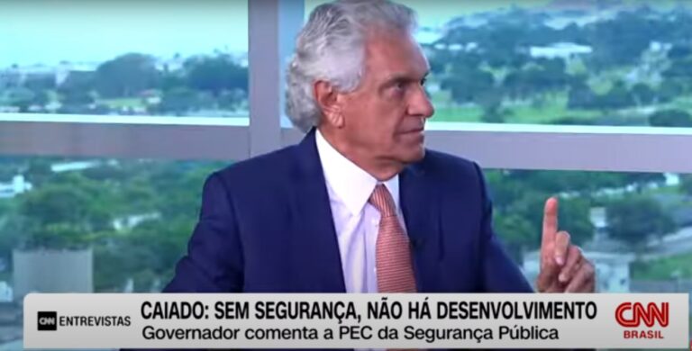 Caiado desafia Lula sobre ‘PEC da Segurança’ e cita Constituição de 88