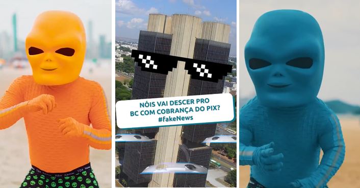 Banco Central cita “Descer para BC” em vídeo para dizer que Pix não será taxado