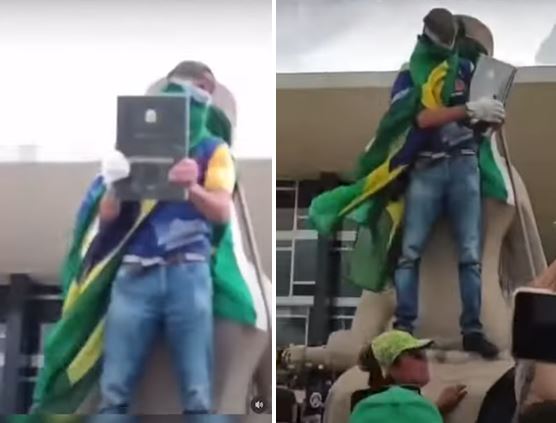 ‘8 de Janeiro’: STF define pena de homem acusado de furtar réplica da Constituição