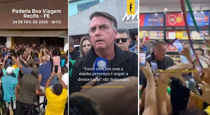 Bolsonaro chega ao Recife e lança desafio a Lula
