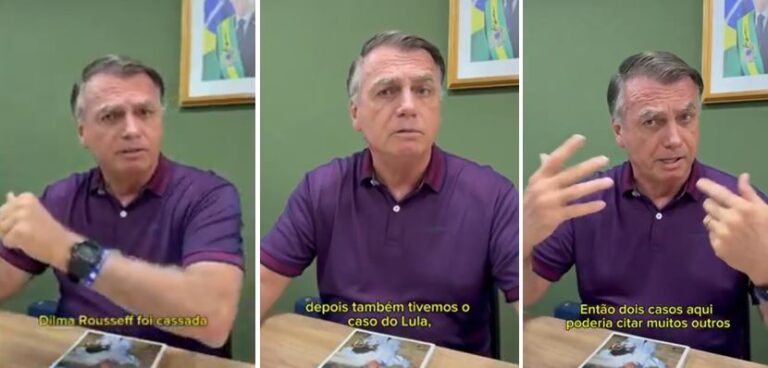 Bolsonaro explica por que defende mudar ou até revogar ‘Lei da Ficha Limpa’