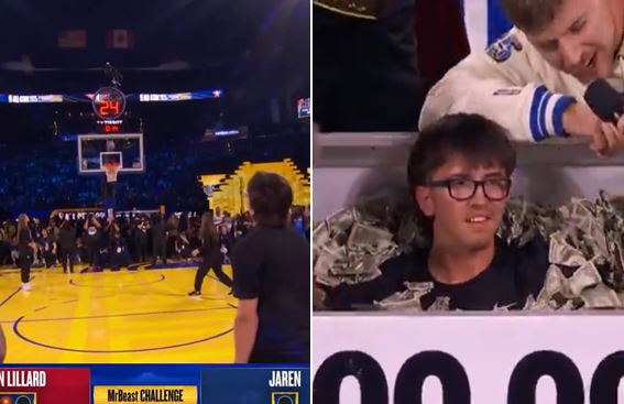 Jovem vence estrela da NBA em desafio de arremessos e fatura mais de meio milhão de reais