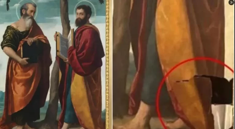 Visitante tropeça e rasga pintura renascentista de 500 anos em museu na Itália