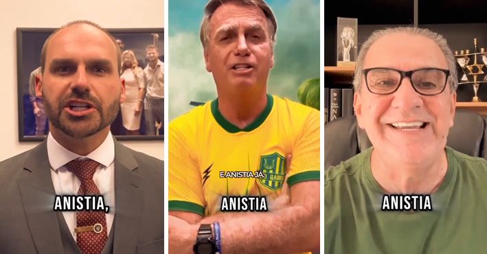 Bolsonaro, Malafaia e parlamentares convocam para ato pela anistia e contra Lula