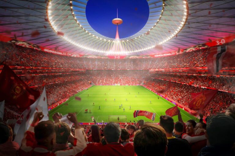 Manchester United planeja novo estádio de 100 mil lugares e abandona Old Trafford