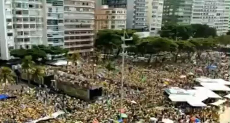 Psol aciona MPF para investigar número de manifestantes em ato de Bolsonaro