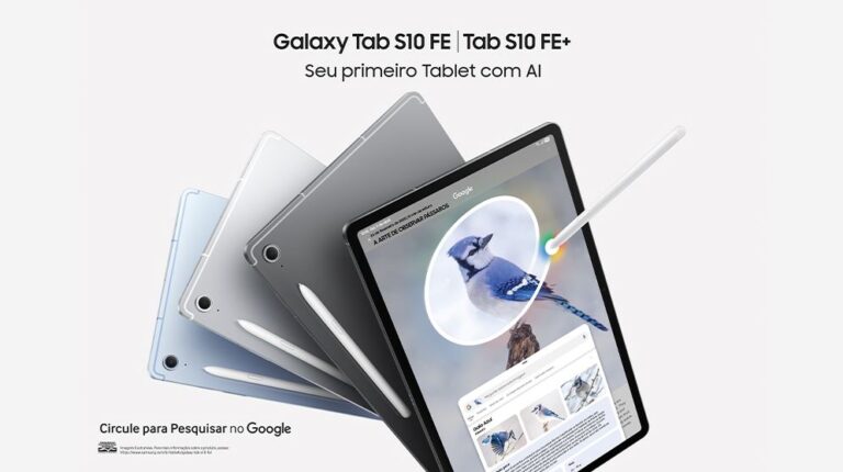 Samsung lança ‘Galaxy Tab S10 FE’ e ‘FE+’ no Brasil
