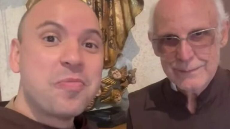 Padre Julio Lancellotti visita Frei Gilson e destaca fraternidade: “sempre juntos”