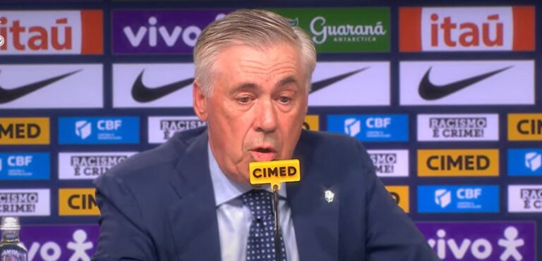 Carlo Ancelotti é condenado à prisão na Espanha