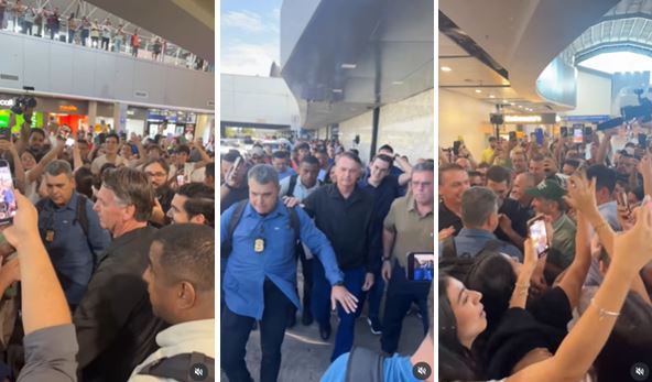 Bolsonaro desembarca em Fortaleza, é ovacionado e retoma agenda política com evento do PL