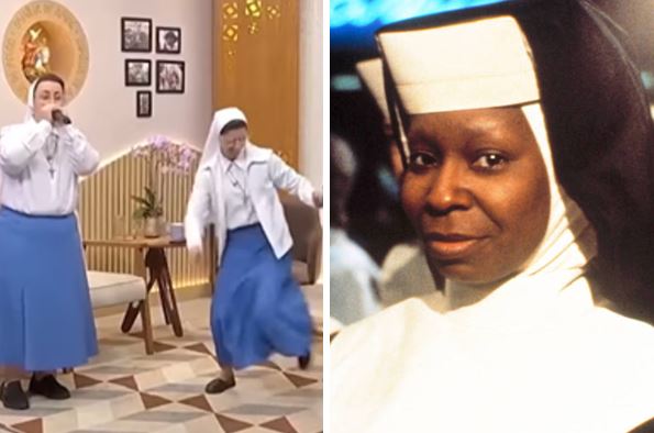 Freiras brasileiras que viralizaram com beatbox chamam atenção de Whoopi Goldberg