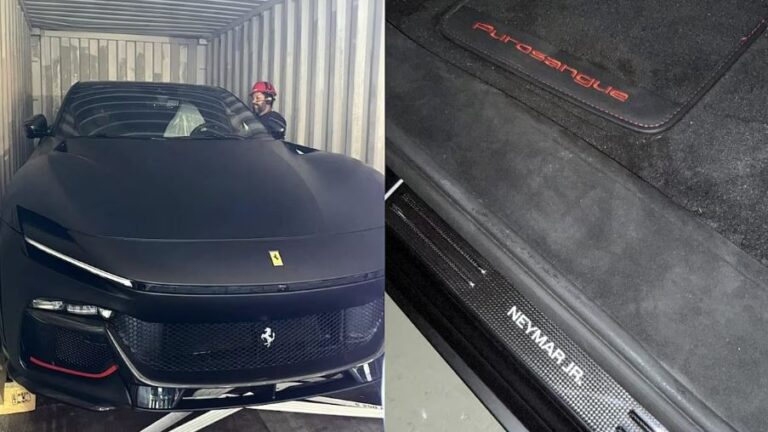 Neymar amplia coleção de luxo com Ferrari avaliada em R$ 7,5 milhões