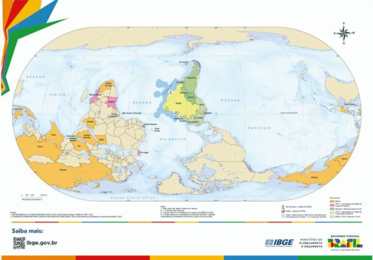 Mapa ao contrário: Sindicato diz que peça compromete ‘credibilidade’ do IBGE