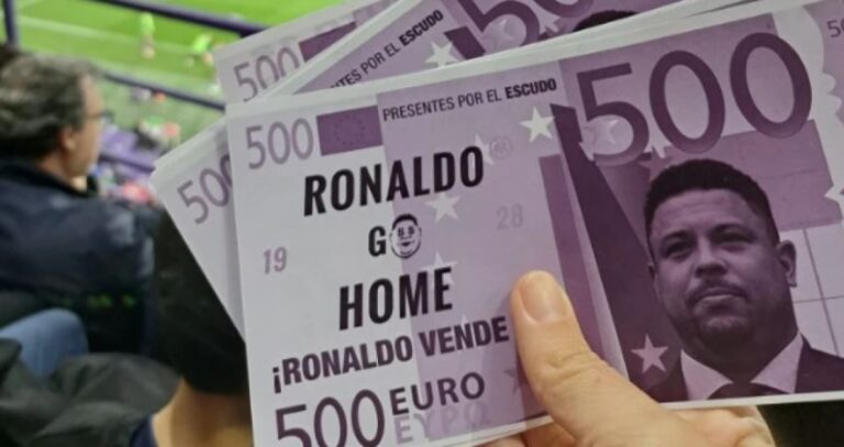 Ronaldo é alvo da ira de torcedores na Espanha