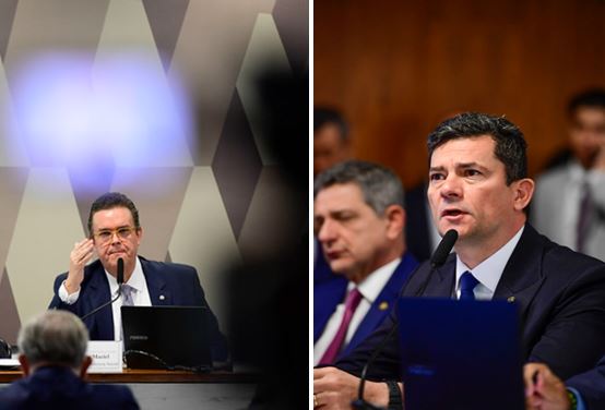 Sérgio Moro e novo ministro da previdência batem boca no Senado