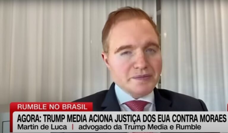 Ações de Moraes estão fora da lei dos EUA, defende advogado da Trump Media