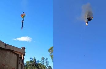 Saiba o que disse à polícia o piloto do balão que caiu em SC
