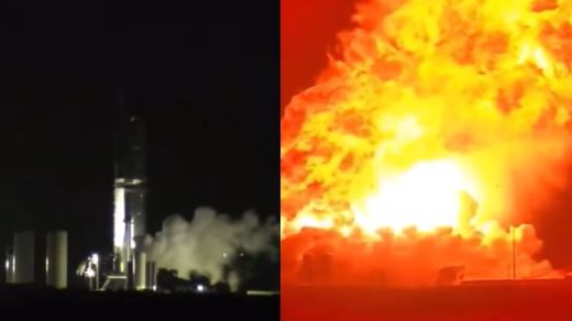 Foguete Starship da SpaceX explode durante teste no Texas