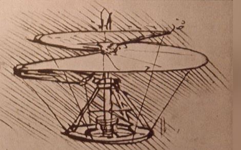 Invenção de Leonardo Da Vinci pode reduzir barulho de drones