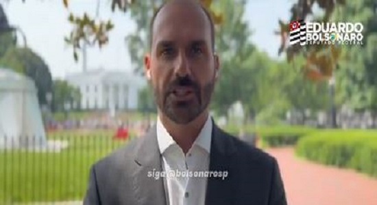 Eduardo comemora sanções a Moraes e agradece Trump