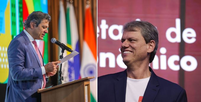 Haddad ataca Tarcísio: “candidato a vassalo”; governador rebate: “trabalhar mais”