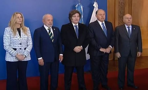 Milei recepciona Lula na Argentina