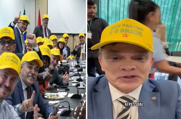 PT lança boné com frase bolsonarista